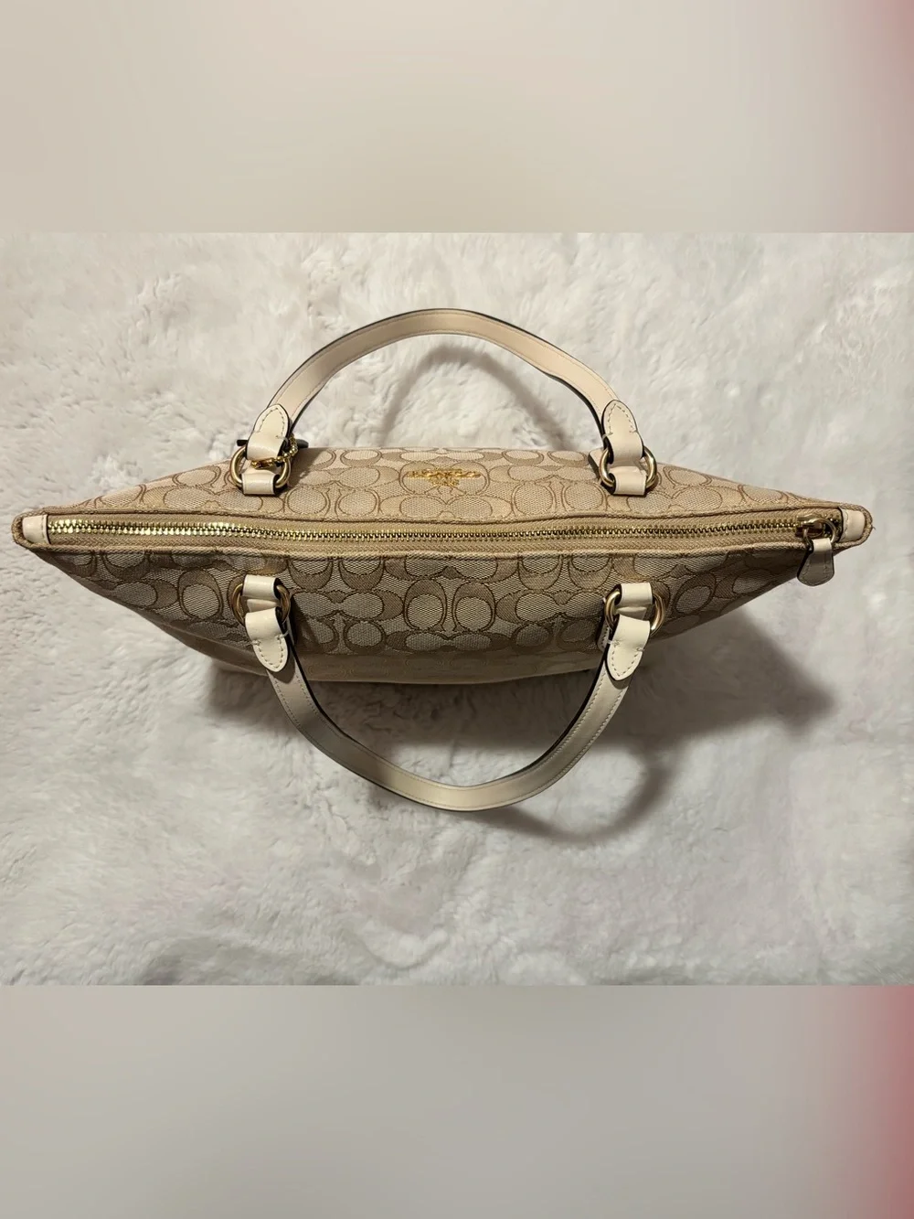 ✨ Coach Zip Top Tote in Signature Jacquard (Style No. F29958)